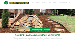 Desktop Screenshot of danielslawnandlandscapingservice.com